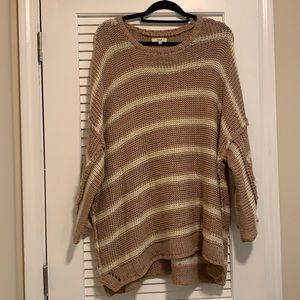 Oversized Striped Sweater